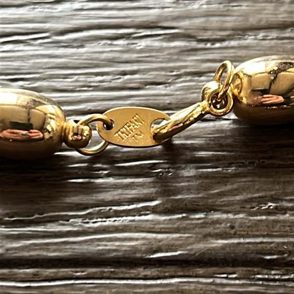 Vintage Signed Trifari Gold and Black Twisted Cord Neclace - Picture 4 of 7